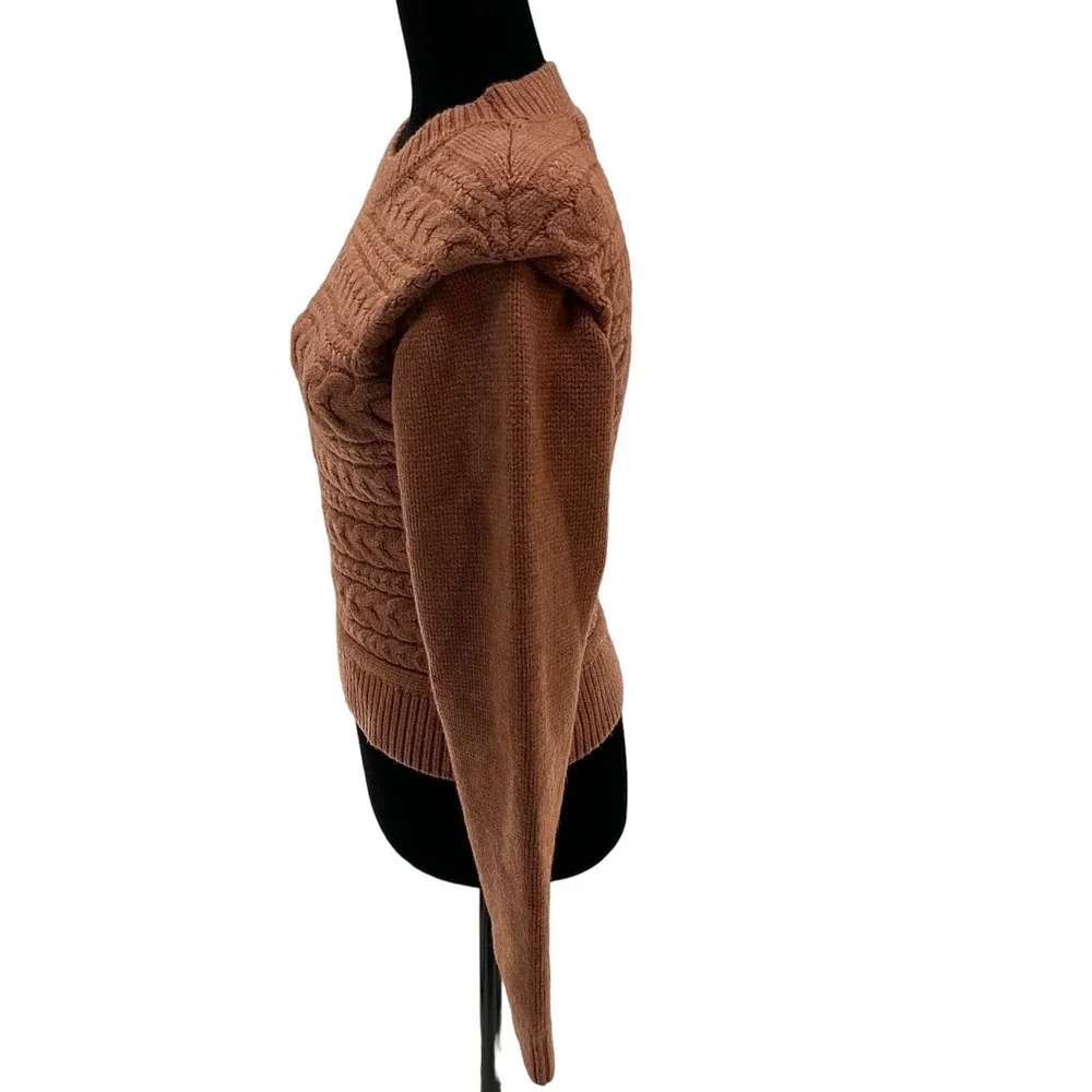 Blank NYC crew neck Sweater orange Small - Picture 2 of 5